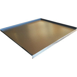 Placa ALVIC Zenit Solid Colors Supermatt, MDF termolacado gris 3 nube, C.2750 x L.1240 x E.18 mm