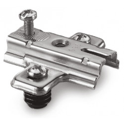 Batente para porta A516 (capa) cinza com amortecedor a gás com 66 mm