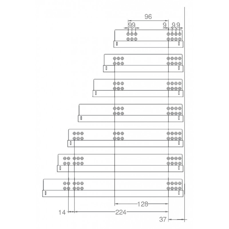 Dobradiça balanço rústica Sofima 217 para porta, zamak cromado, 3,5", A.90 x L.40,5 x E.3,5 mm, direita